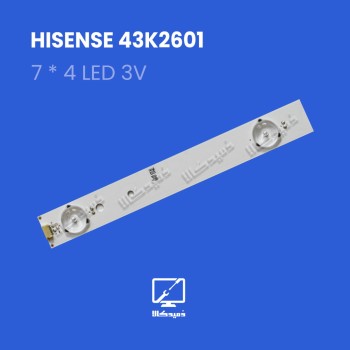بک لایت هایسنس مدل 43K2601 اورجینال