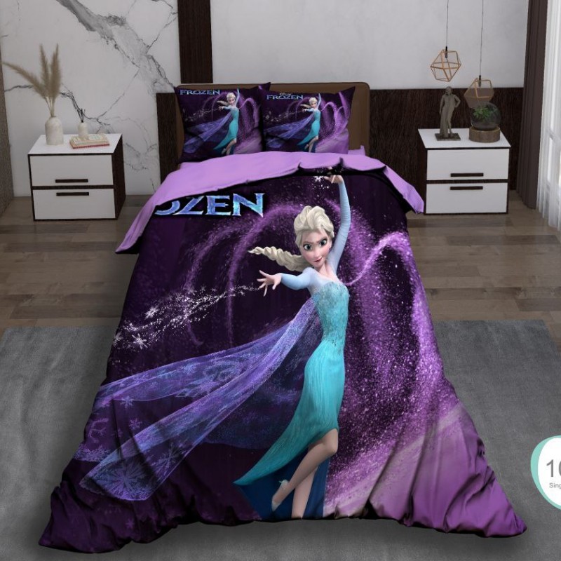 روتختی ۱نفره فروزن ۳بعدی برند رمانتیک (چاپ دیجیتال)