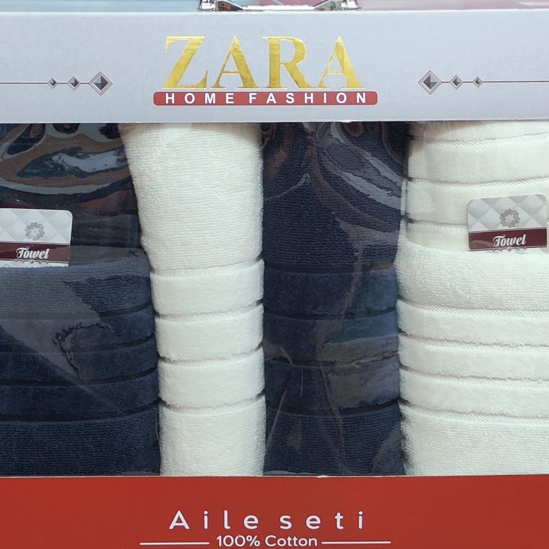 ست حوله دونفره 10تکهzara