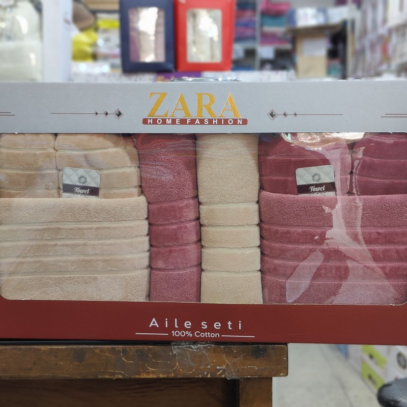 ست حوله دونفره زارا۱۰تکه