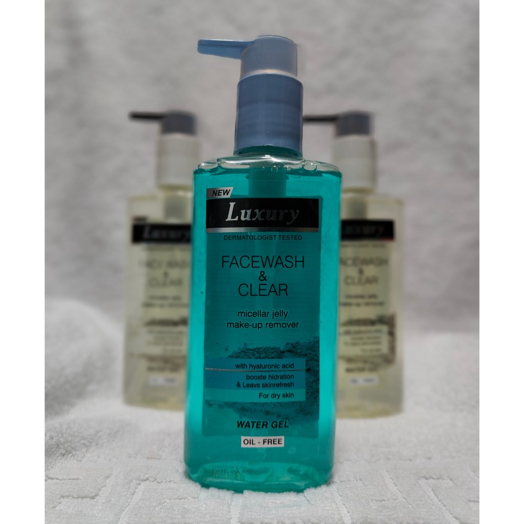 ژل شستشوی صورت مدل لاکچری آبی (Luxury Blue Face Wash)