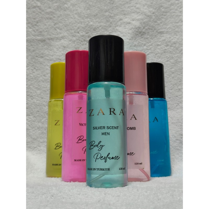 بادی اسپلش ZARA مدل Silver Scent حجم 120 میلی‌ لیتر