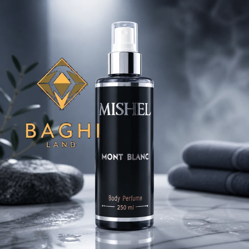 بادی اسپلش مردانه مدل MONT BLANC حجم  250 میلی لیتر
