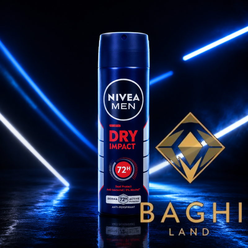 اسپری ضدتعریق مردانه مدل Dry Impact حجم 150 میل اورجینال آلمان