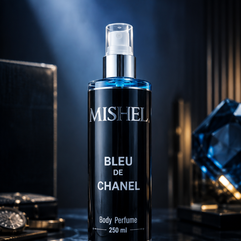 بادی اسپشل میشل مدل Bleu de Chanel حجم 250 میلی‌لیتر