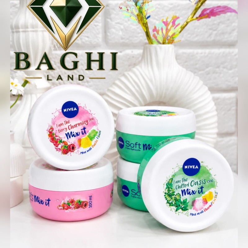کرم مرطوب‌کننده و آبرسان سافت مدل Soft Mix It حجم ۱۰۰ میلی‌لیتر (مدل‌های Berry Charming و Chilled Oasis)اورجینال