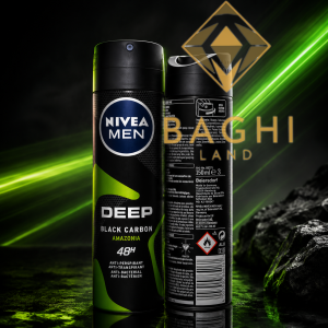 اسپری ضد تعریق مردانه  مدل Deep Black Carbon Amazonia حجم 150 میلی‌لیتر