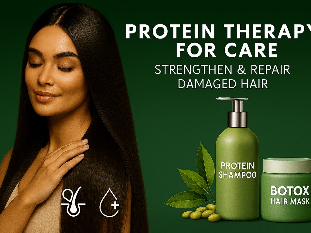 پروتئین تراپی مو: راهی برای تقویت و ترمیم موهای آسیب‌دیده
