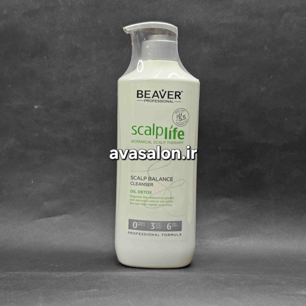 شامپو تعادل چربی پوست سر بیور600 میلیbeaver