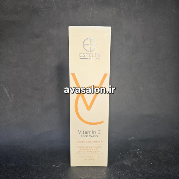 ژل شستشوی صورت Estelin – ویتامین C، روشنکننده و ضد پیری