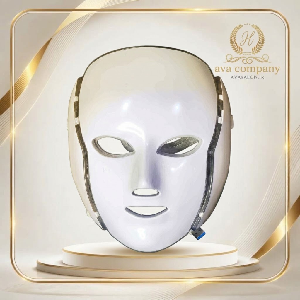 ماسک صورت LED هفت رنگ Led Facial Mask | دستگاه نوردرمانی پوست برای مراقبت، شفافیت و جوانسازی ظاهری