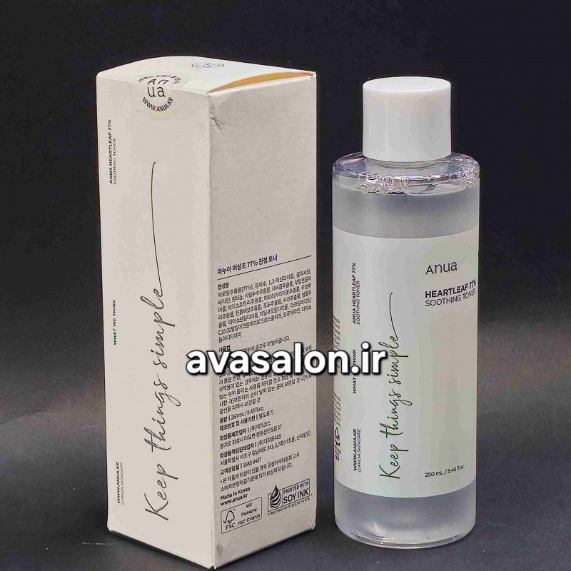 تونر تسکین دهنده 77% آنوا Anua