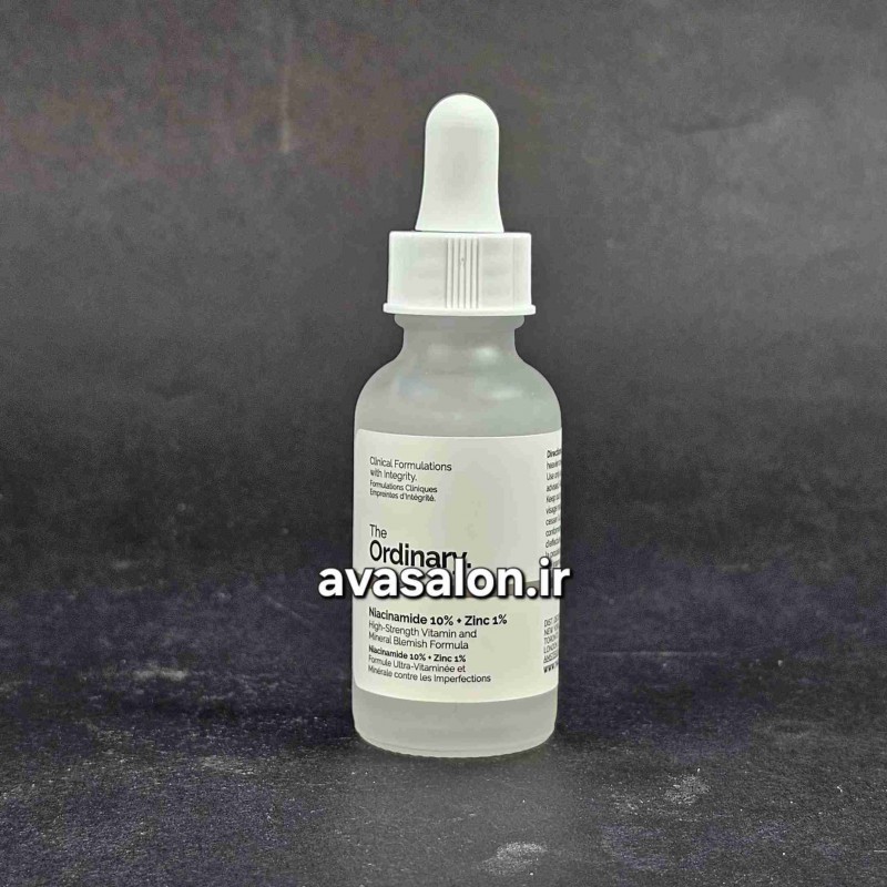 سرم ضد جوش اوردینری حاوی زینکniacinamide  ordinary