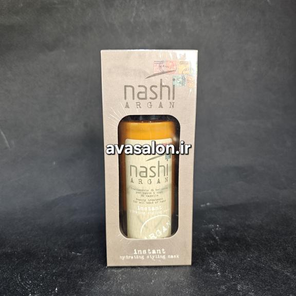 شیر مو Nashi Argan Instant – ماسک مو بدون آبکشی | ترمیم، درخشش و حجم فوری