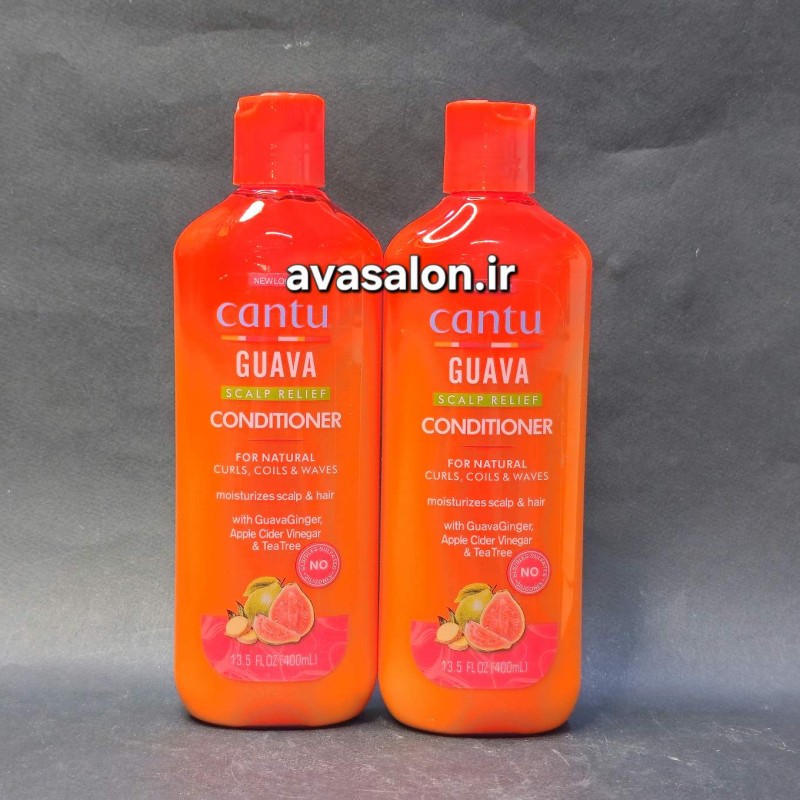 نرم‌کننده مو کنتو Cantu Guava & Ginger Scalp Relief Conditioner | آبرسان و تسکین‌دهنده پوست سر
