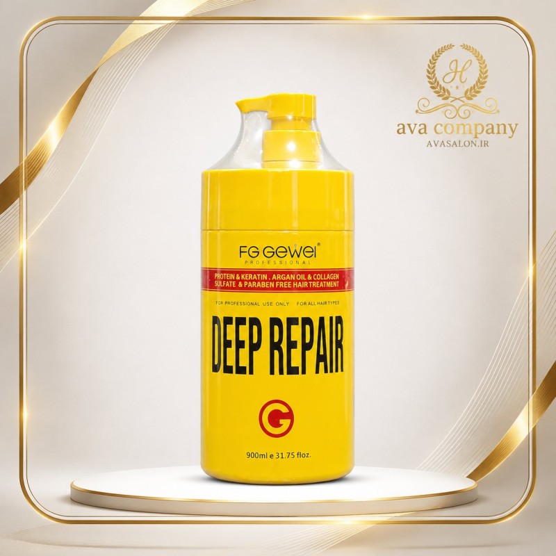 ماسک مو ترمیم‌کننده اف جی گوور First Aid Repair حاوی پروتئین، کراتین، آرگان و کلاژن 2000 میل
