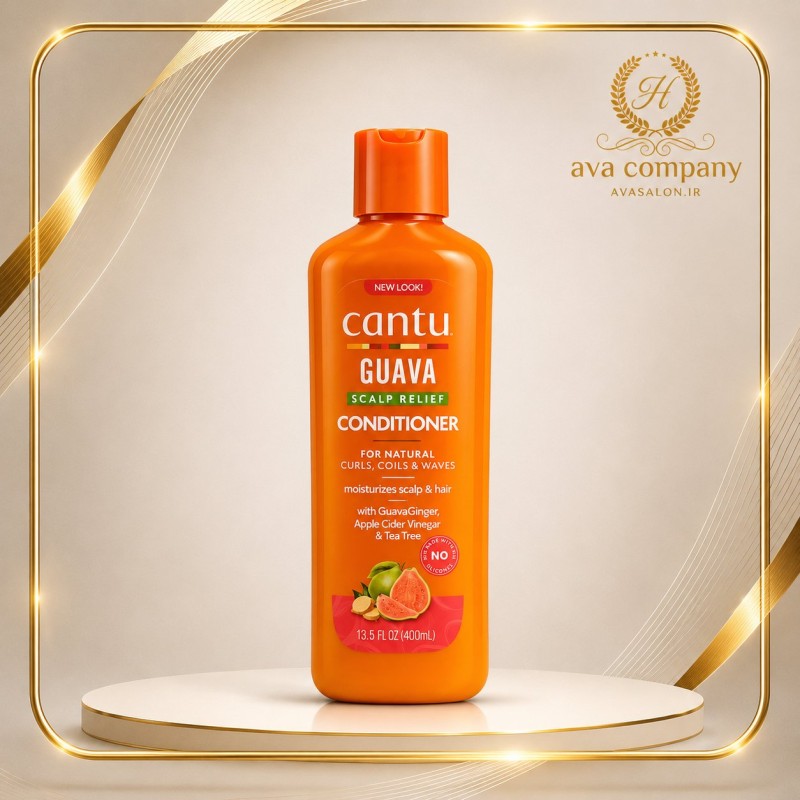 نرم‌کننده مو کنتو Cantu Guava & Ginger Scalp Relief Conditioner | آبرسان و تسکین‌دهنده پوست سر