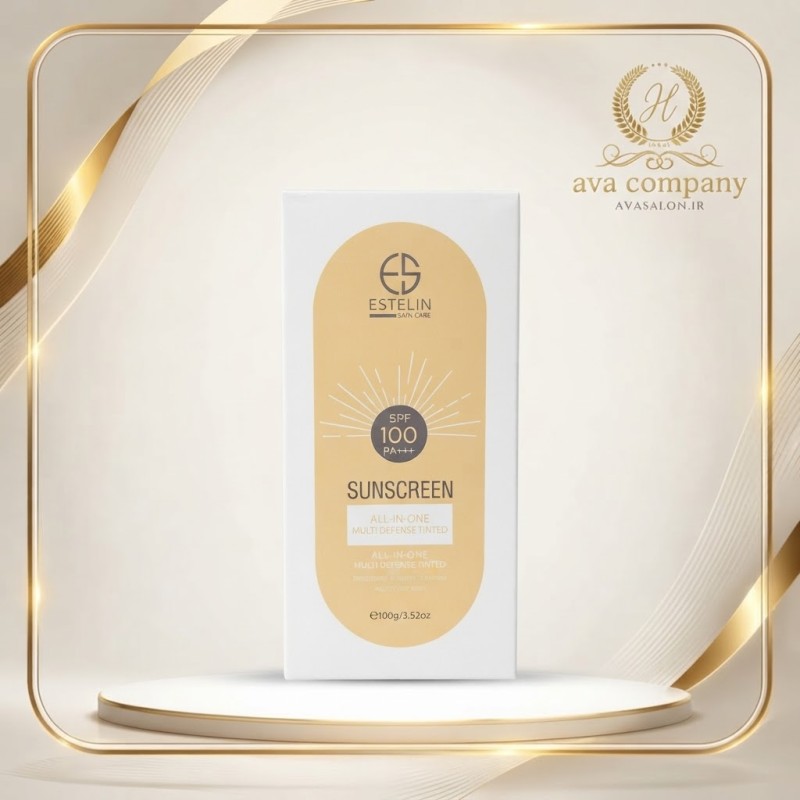 ضد آفتاب استلین Estelin SPF 80/100 | رنگی و بدون رنگ، محافظت قوی در برابر آفتاب 50 و 100 میلی‌لیتر