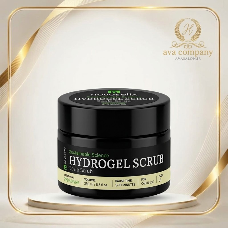 اسکراب هیدروژلی اسکالپ نووسلیکس D3 (Hydrogel Scrub) – لایه‌بردار و پاکسازی‌کننده پوست سر