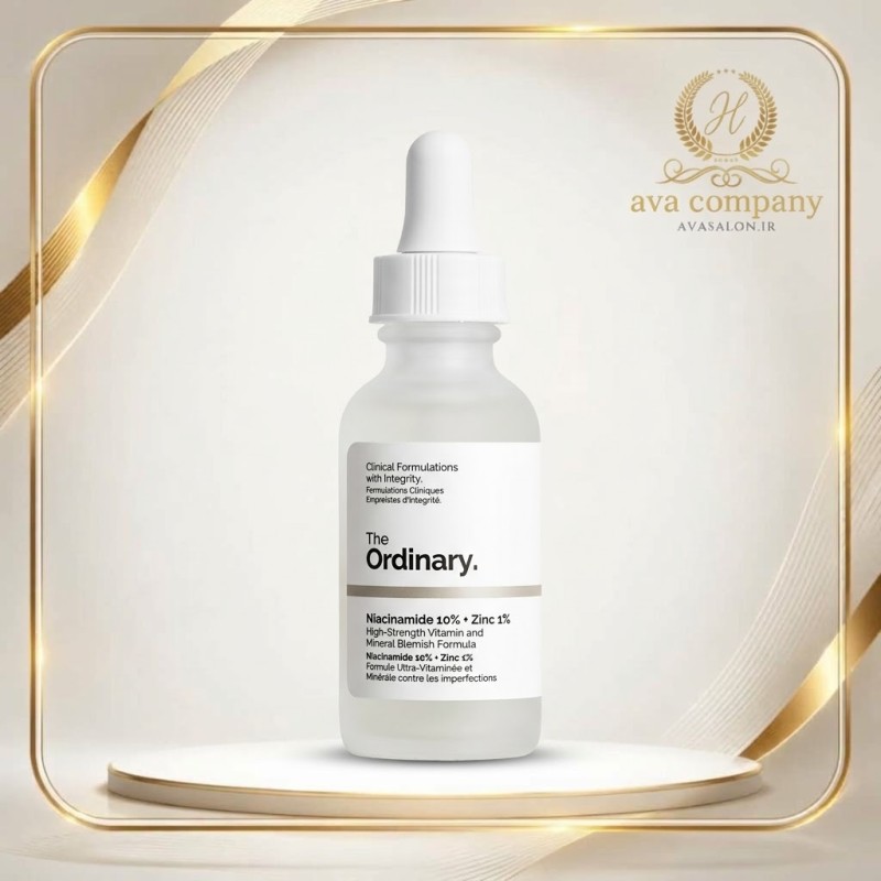 سرم نیاسینامید اوردینری 10% + زینک (The Ordinary Niacinamide 10% + Zinc 1%) | ضد جوش، کنترل چربی و کوچک‌کننده منافذ