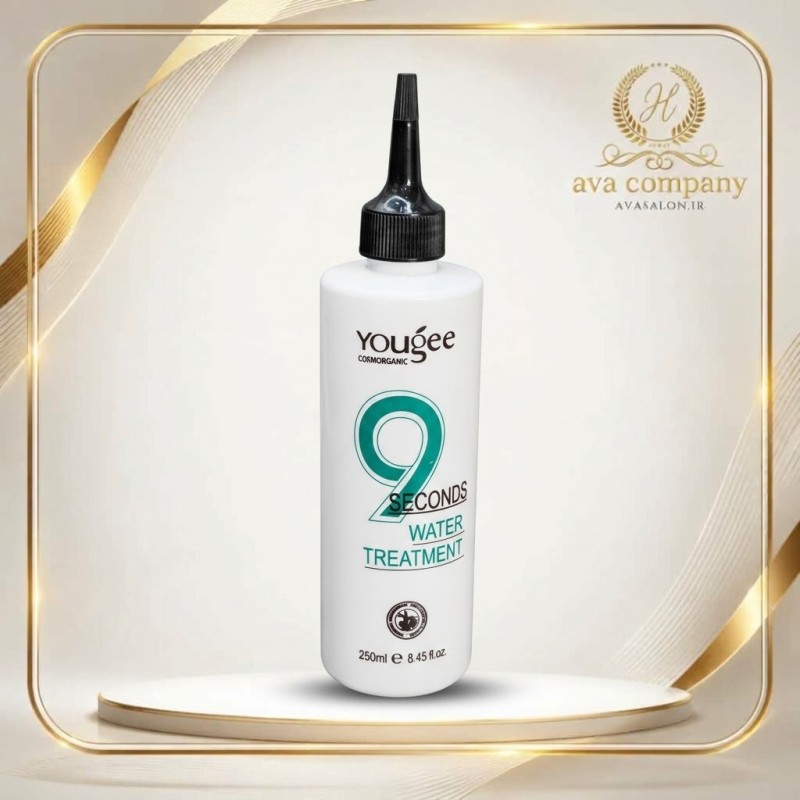 محلول تریتمنت ۹ ثانیه یوگی YOUgee 250ml | ترمیم فوری، نرم‌کننده و براق‌کننده موهای آسیب‌دیده