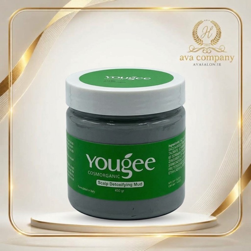 اسکراب سم‌زدا یوگی YOUgee 450 گرمی | پاکسازی عمیق پوست سر، کنترل چربی و رفع آلودگی‌ها