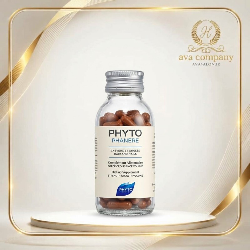 قرص تقویت مو و ناخن فیتو Phyto Hair & Nail | مکمل تقویت‌کننده رشد مو، استحکام ناخن و کاهش ریزش مو
