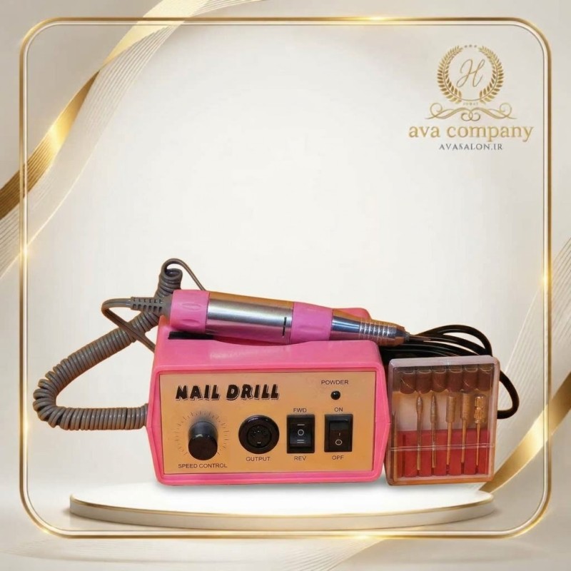 سوهان برقی نیل پولیشر Nail Polisher DM-205 | دستگاه مانیکور و پدیکور ناخن حرفه‌ای با تنظیم سرعت و عملکرد دقیق