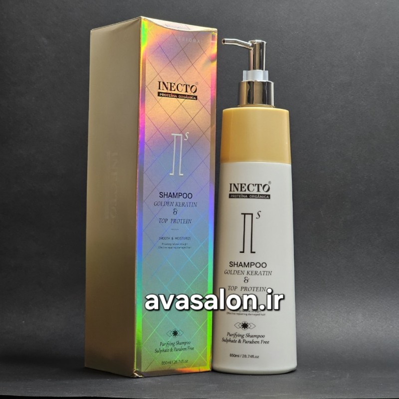 شامپو کراتینه و بدون سولفات مو اینکتو Inecto