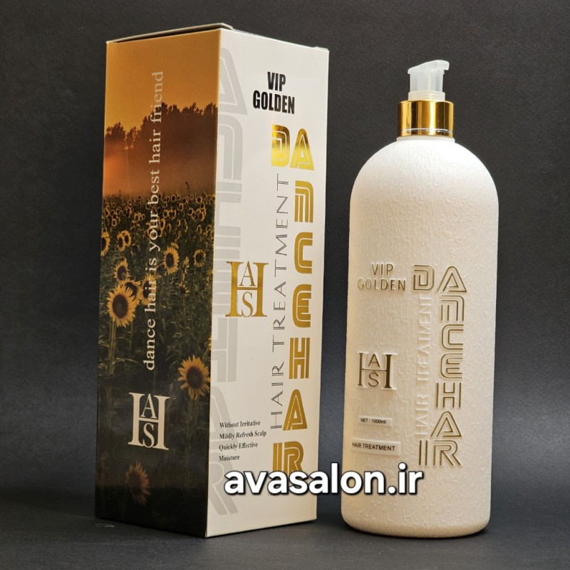 ماسک مو دنس هیر مدل VIP Golden حجم1000 میلی لیتر Dance hair