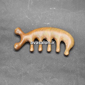 ماساژور اسکالپ گوشا چوبی 5 سر طرح اسب آبی