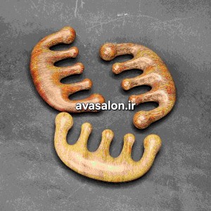 ماساژور اسکالپ گوشا چوبی 5 سر