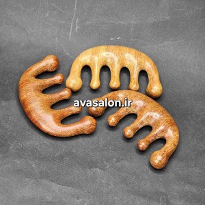 ماساژور اسکالپ گوشا چوبی 5 سر