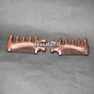شانه ماساژور چوبی صورت و اسکالپ