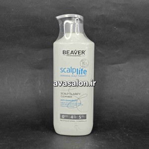 شامپو ضد شوره اسکالپ بیور حجم600 میلیbeaver