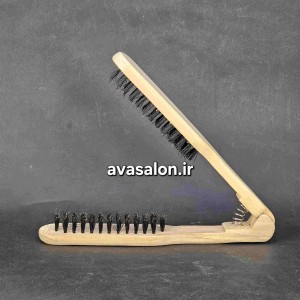 برس چوبی دوطرفه اتو کشی چوبی