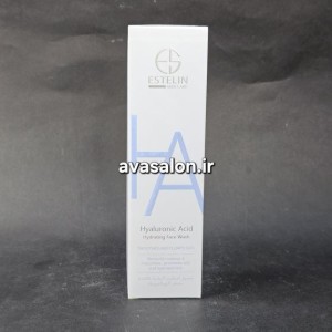ژل شستشوی صورت Estelin – هیالورونیک اسید آبرسان و حجم‌دهنده پوست