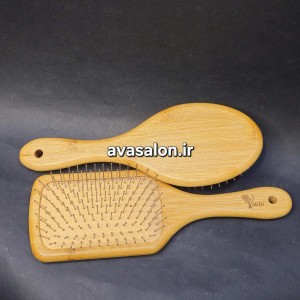 برس چوبی دندانه فلزی
