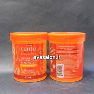 ژل حالت‌دهنده مو کنتو شی باتر Cantu Flexible Hold Anti-Shedding Styling Gel | کنترل وز و ریزش مو