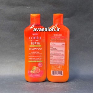 شامپو ضد شوره کنتو گواوا و زنجبیل Cantu | رفع شوره و خارش کف سر و کنترل پوسته‌ریزی