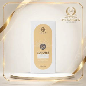 ضد آفتاب استلین Estelin SPF 80/100 | رنگی و بدون رنگ، محافظت قوی در برابر آفتاب 50 و 100 میلی‌لیتر