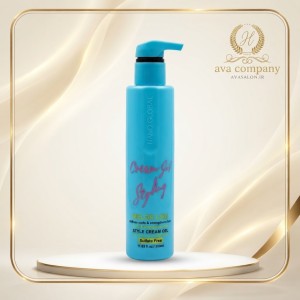 کرم حالت‌دهنده آبی نانو گلوبال ضد ریزش مخصوص موهای فر و موج‌دار | NANO GLOBAL MELOR Line Anti Hair Loss Cream