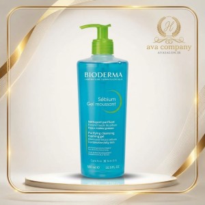 ژل شستشوی صورت بایودرما 500 میل (Bioderma Gel Moussant) | پاک‌کننده ملایم و مناسب انواع پوست
