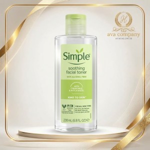 تونر تسکین‌دهنده پوست سیمپل (Simple Soothing Facial Toner) | آبرسان، آرامش‌بخش و مناسب پوست حساس