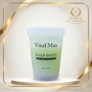 اسکراب اسکالپ ویتال مکس Vitalmax | لایه‌بردار کف سر، پاکسازی عمیق و کنترل چربی پوست سر