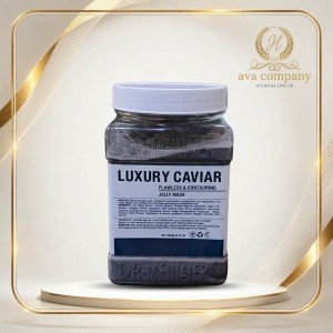 ماسک هیدروژلی خاویار لاکچری DR-MEINATER مدل Luxury Caviar | ماسک آلژینات صورت روشن‌کننده و آبرسان ۶۵۰ گرم