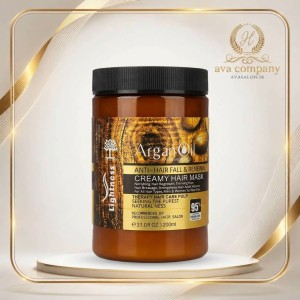 ماسک مو آرگان لایتنس Lightness Argan Oil حجم ۱۰۰۰ میل | نرم‌کننده و آبرسان موهای خشک و آسیب‌دیده