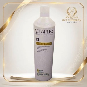 پروتئین مو ویتاپلکس Vitaplex Keratin & Collagen حجم ۸۵۰ میل | احیا و صافی موهای آسیب‌دیده