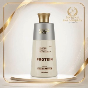 پروتئین مو نقره‌ای اس پی SP Orange Protein | احیا، صافی و ترمیم موهای آسیب‌دیده و وز