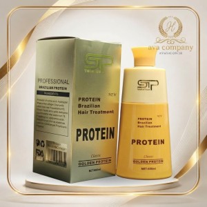 پروتئین مو اس پی گلد SP Golden Protein | احیا، ترمیم و صافی حرفه‌ای موهای آسیب‌دیده